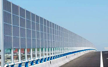 Acoustic Barrier with outdoor anti aging panel